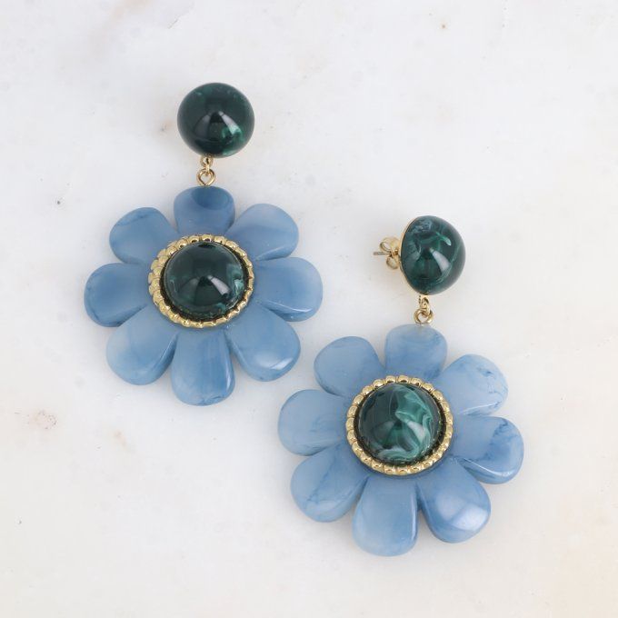 BOUCLES FLEURS