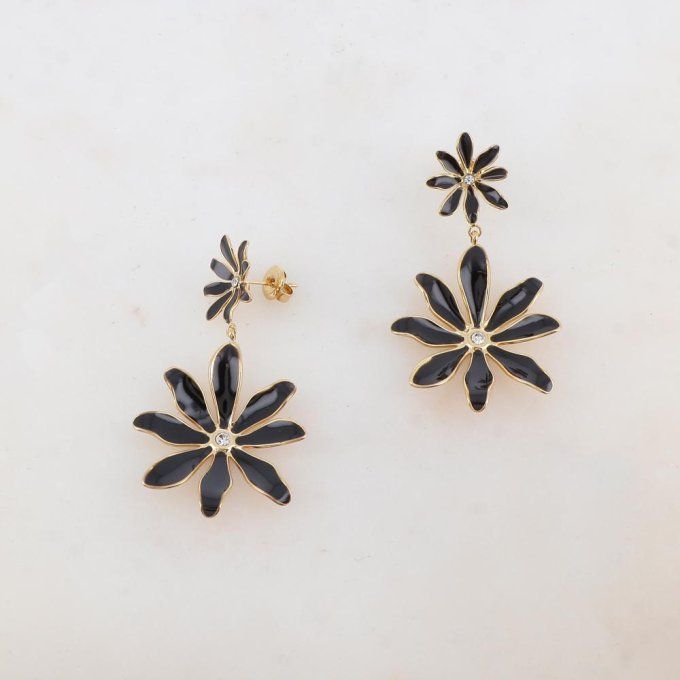 BOUCLES D'OREILLES FLEURS