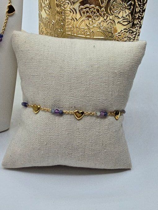 BRACELET COEUR/ETOILE N