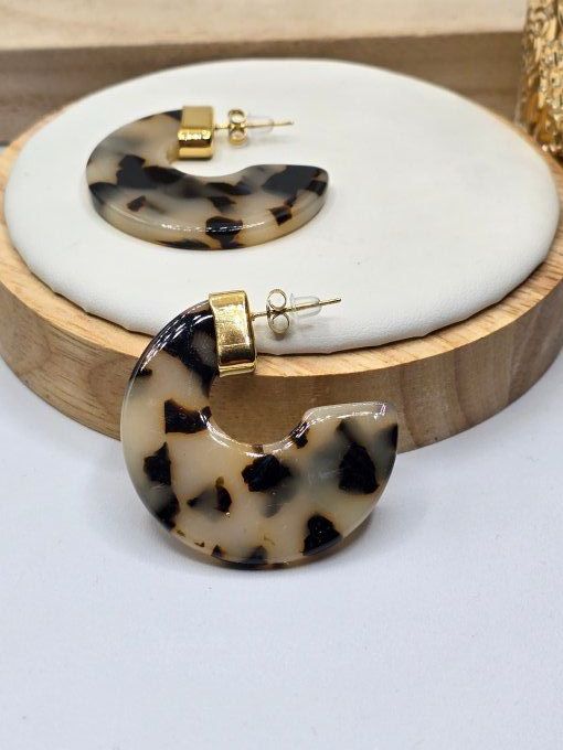 BOUCLES D'OREILLES LEOPARD