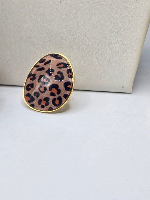 BAGUE REGLABLE LEOPARD