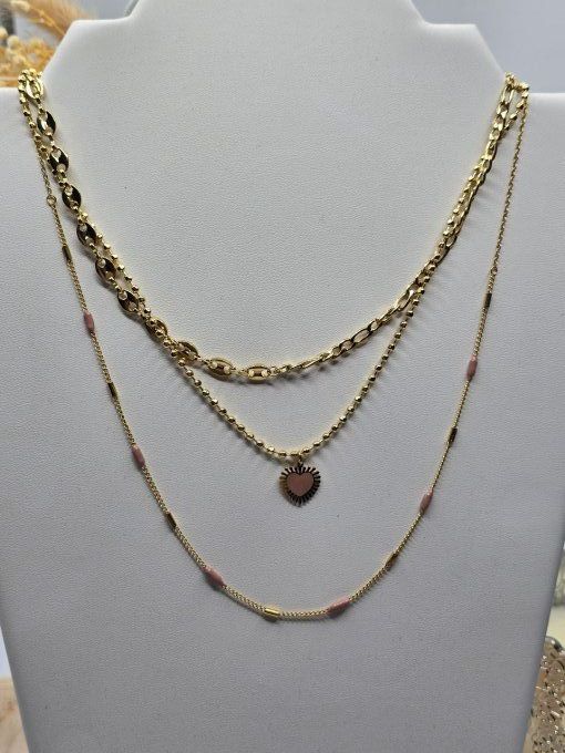 COLLIER TRIPLE RANGS