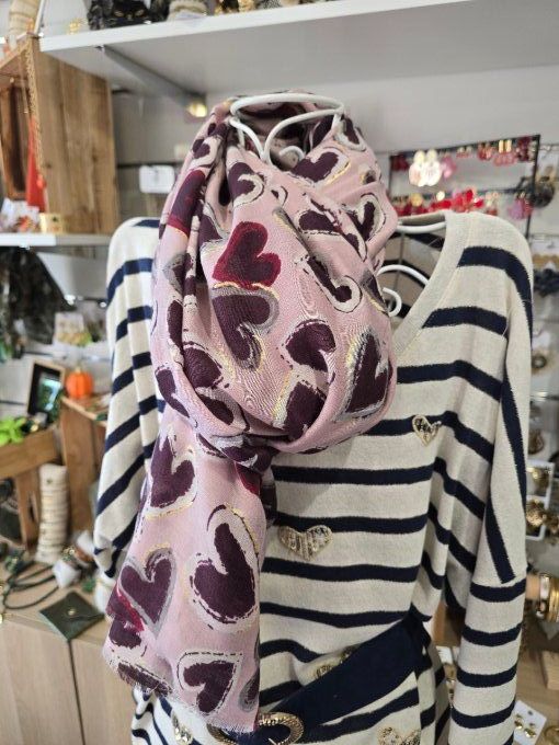 FOULARD COEUR