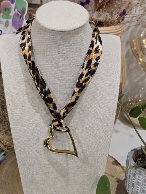 COLLIER LEOPARD