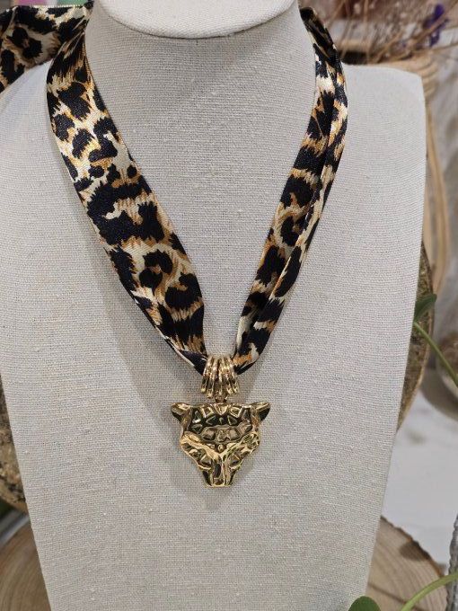 COLLIER LEOPARD