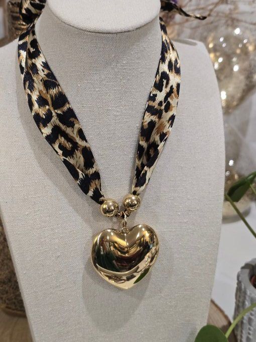 COLLIER LEOPARD