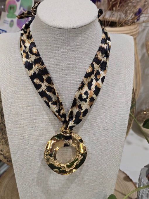 COLLIER LEOPARD