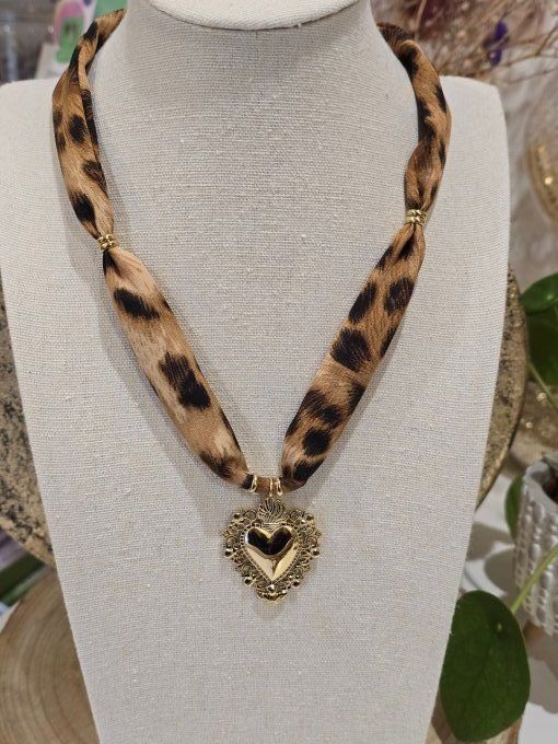 COLLIER LEOPARD