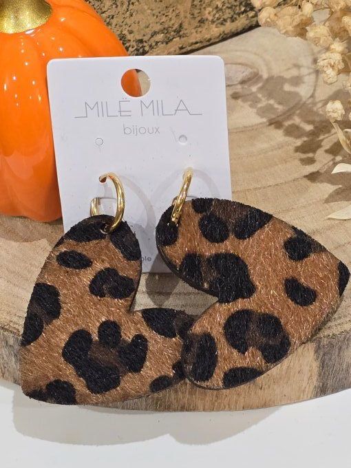 BOUCLES LEOPARD