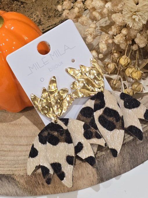 BOUCLES LEOPARD